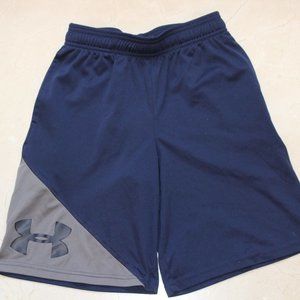 BOYS Under Armour Loose Color Block Shorts SIZE MD